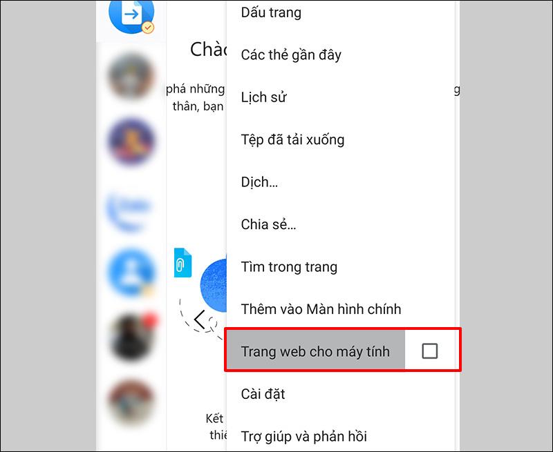 Đăng nhập Zalo Web bằng số điện thoại