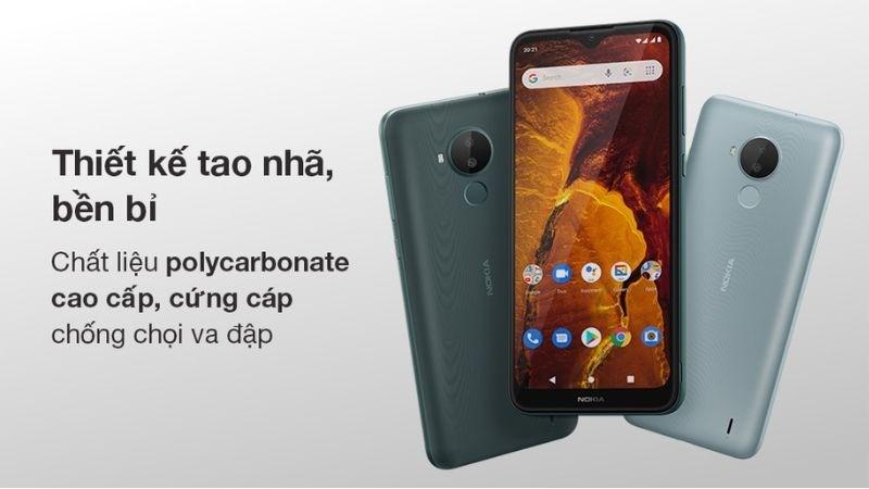 Điện thoại Nokia c&oacute; thiết kế b&ecirc;n bỉ, tối ưu 