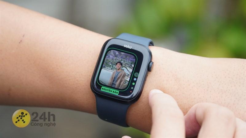 Mình có thể cá nhân hóa nhiều kiểu mặt đồng hồ khác nhau với Apple Watch Series 8.