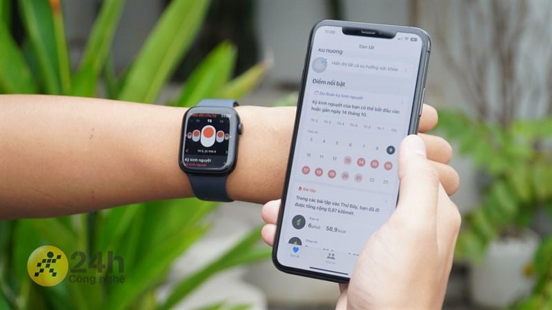 Tính năng theo dõi chu kỳ kinh nguyệt trên Apple Watch Series 8 đã thông minh hơn.