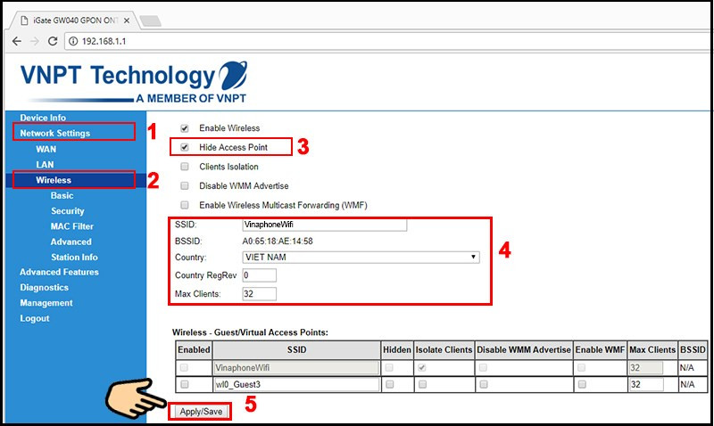 Cách Ẩn Wifi VNPT Đơn Giản, Tăng Cường Bảo Mật Mạng