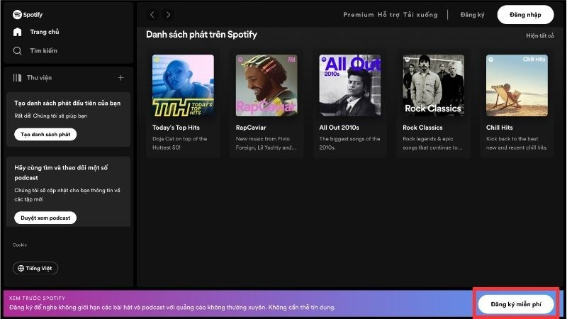 Spotify Miễn Phí Có Thật Không? Hướng Dẫn Đăng Ký & Sử Dụng