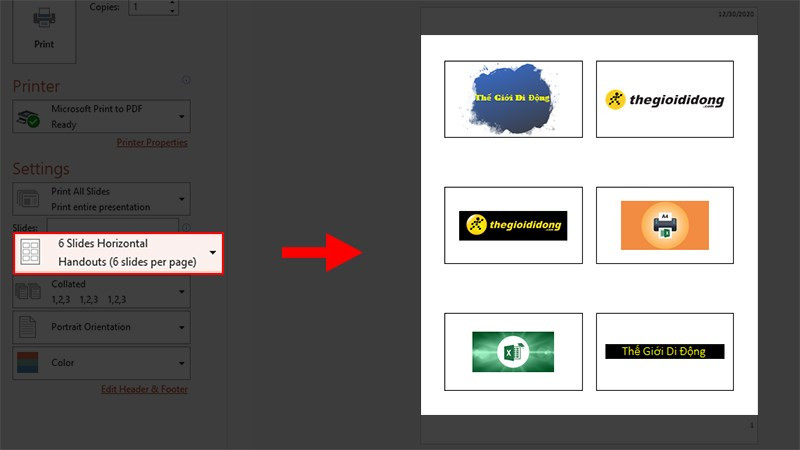 Thủ thuật in PowerPoint: Hướng dẫn in nhiều slide trên một trang giấy A4