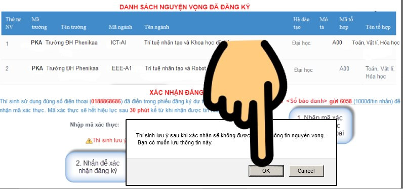 Hướng Dẫn Điều Chỉnh Nguyện Vọng Xét Tuyển Đại Học Online 2021