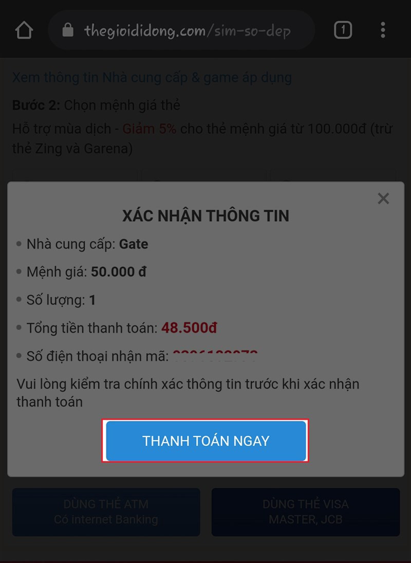 Hướng Dẫn Mua Thẻ GATE Online Nhanh Chóng, Tiết Kiệm Trên Thế Giới Di Động