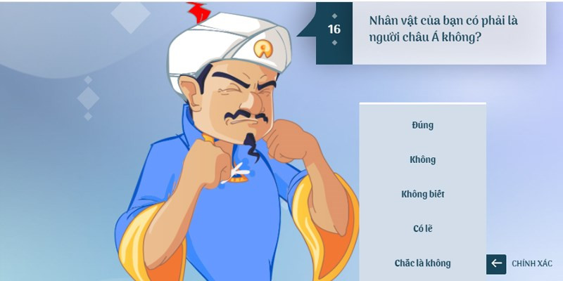 Chơi Akinator Tiếng Việt: Thần Đèn Đoán Nhân Vật Bạn Nghĩ Đến