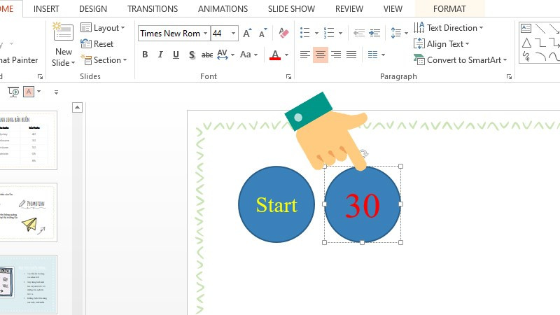 Hướng Dẫn Tạo Đồng Hồ Đếm Ngược Chuyên Nghiệp Trong PowerPoint