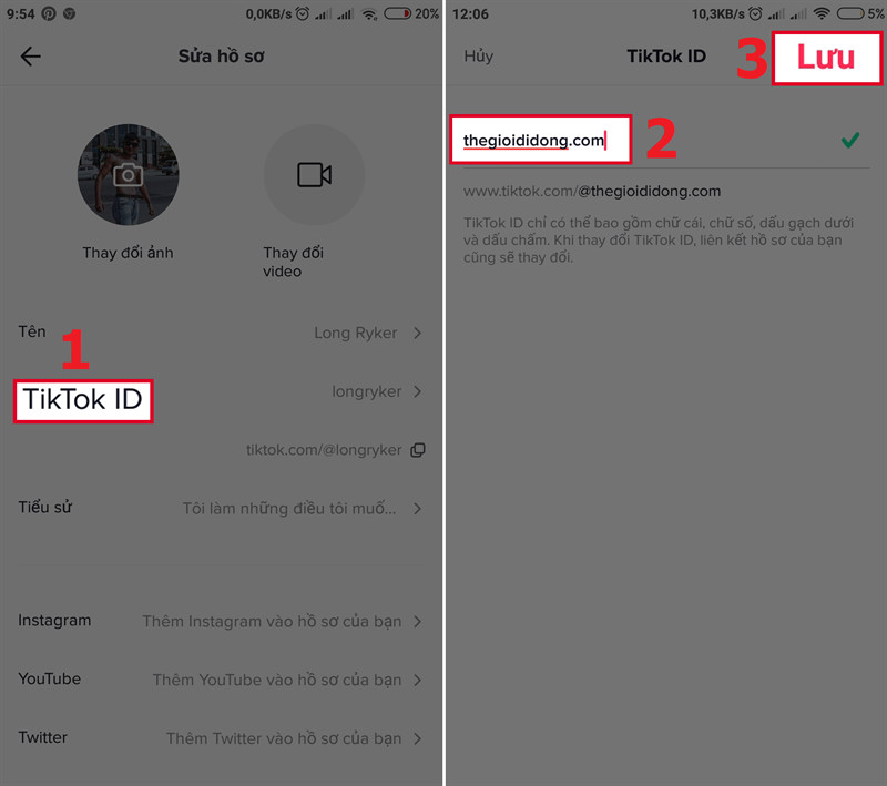 Cách Đổi Tên và ID TikTok trên Điện Thoại và Máy Tính Cực Kỳ Đơn Giản