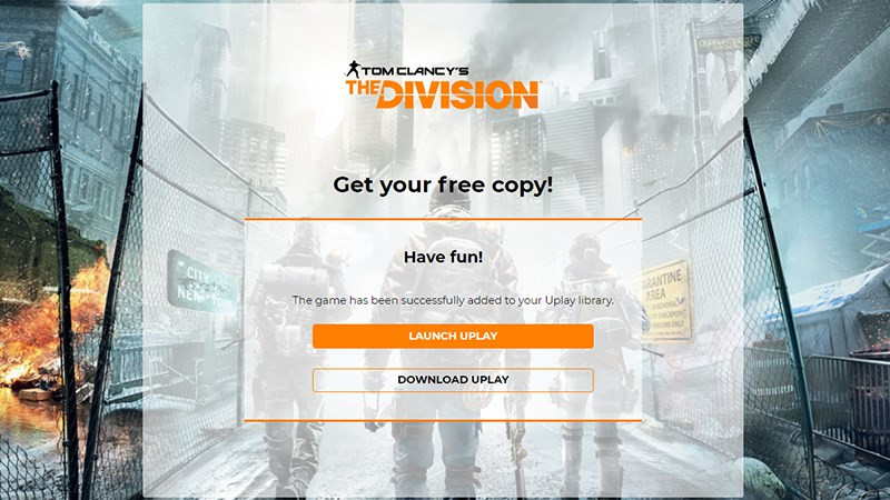 Săn Tom Clancy's The Division Miễn Phí Trên PC - Cơ Hội Có 1 Không 2!