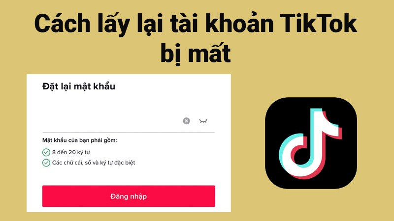 4 cách lấy lại tài khoản TikTok bị mất cực đơn giản, chi tiết