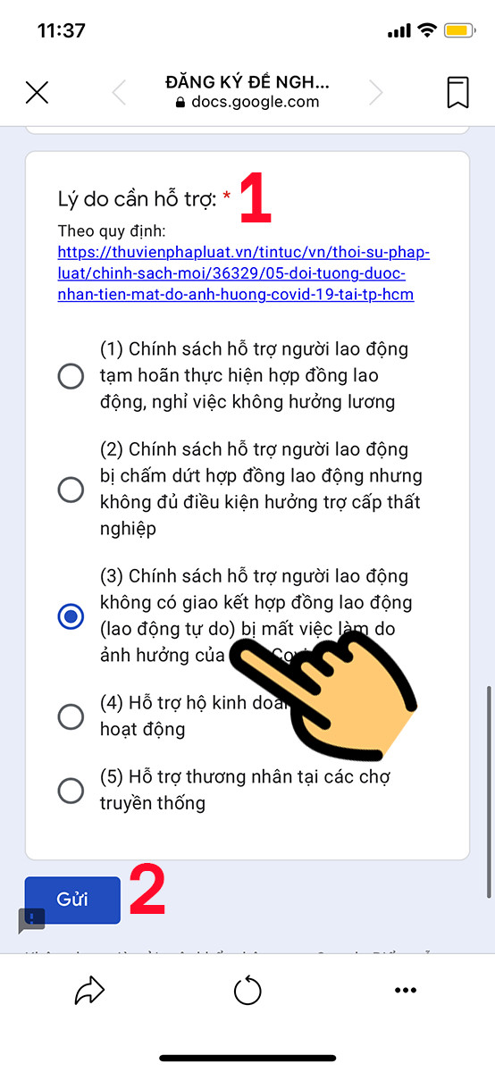 Hướng Dẫn Đăng Ký Hỗ Trợ Túi An Sinh và Tiền Trợ Cấp Tại TPHCM