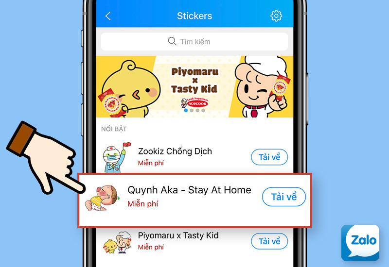 Thủ thuật tải Sticker Zalo cực dễ cho cuộc trò chuyện thêm sinh động