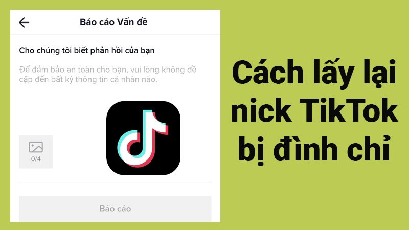 5 bước lấy lại nick TikTok bị đình chỉ