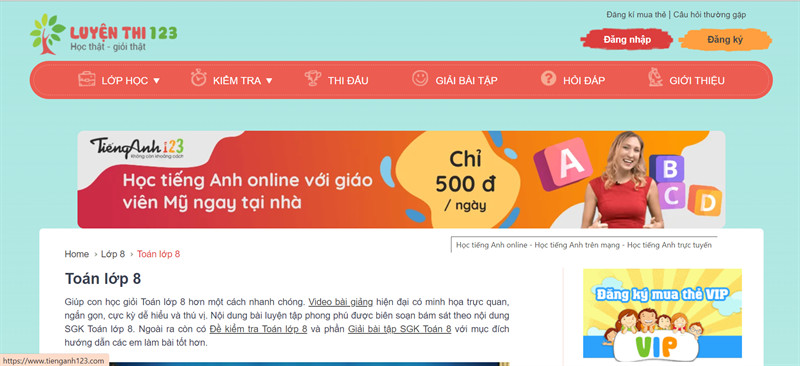TOP 6 Website Học Toán Lớp 8 Online Miễn Phí, Hiệu Quả Nhất 2023