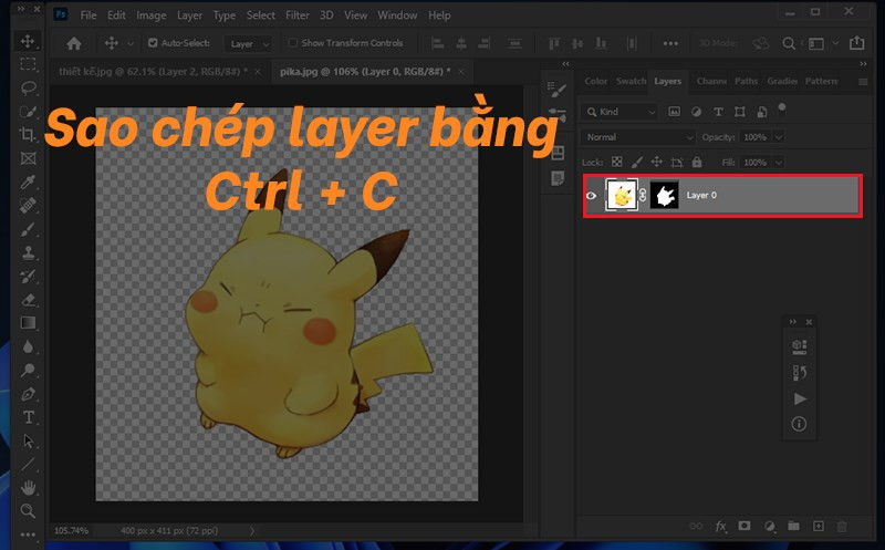 Hướng Dẫn Chèn Ảnh Vào Layer Trong Photoshop Chi Tiết Nhất