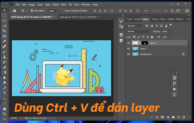 Hướng Dẫn Chèn Ảnh Vào Layer Trong Photoshop Chi Tiết Nhất