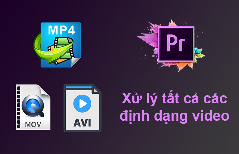 Adobe Premiere xử l&yacute; tất cả định dạng video