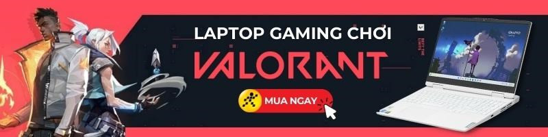 alt: Banner quảng cáo laptop chơi game Valorant