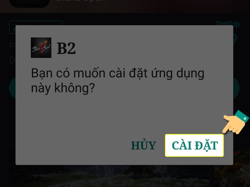 alt: Cài đặt Blade & Soul 2 trên Android