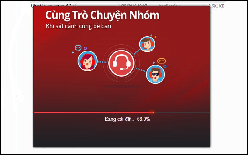 alt: Đợi quá trình cài đặt Garena hoàn tất