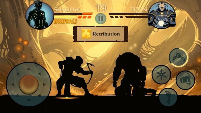 alt: Giao diện game Shadow Fight 2 trên Android