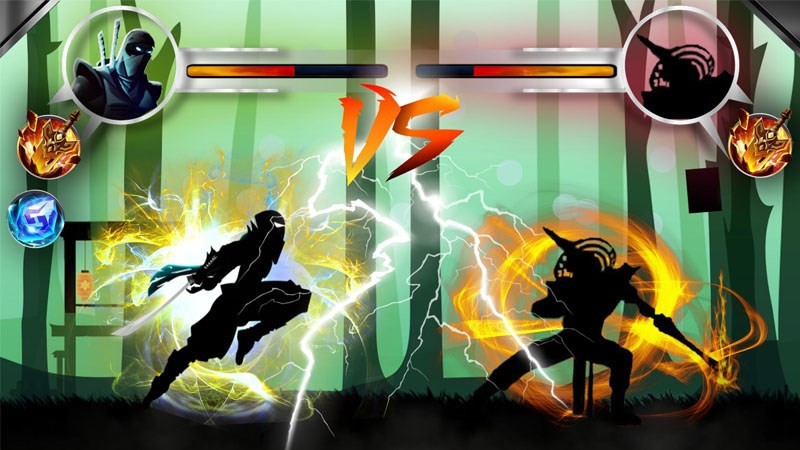 alt: Giao diện game Shadow Fight 2 trên iOS