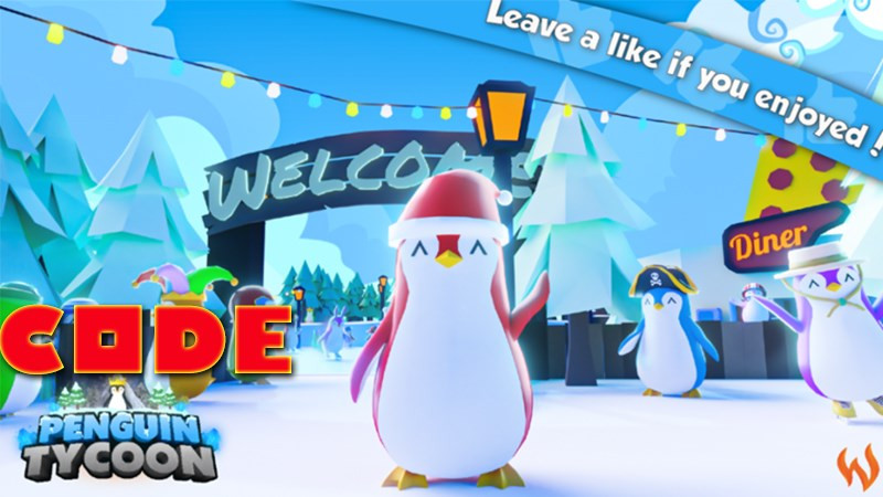 Alt: Hình ảnh code Penguin Tycoon mới nhất