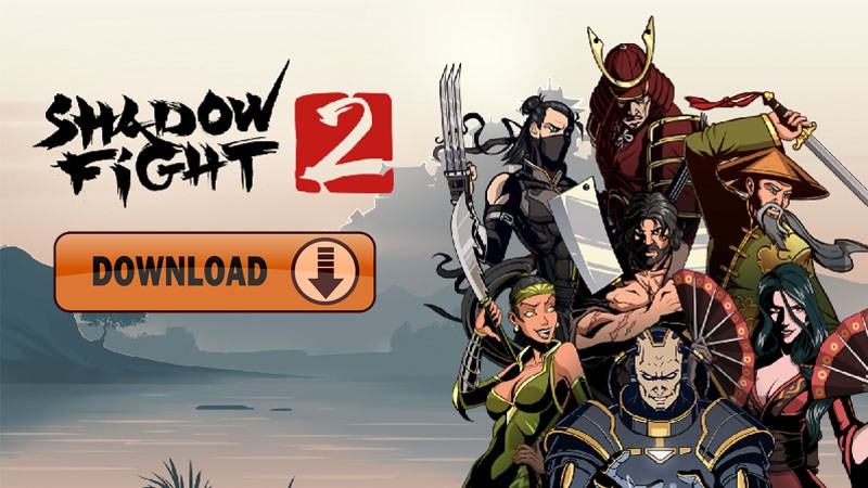 alt: Hình ảnh gameplay Shadow Fight 2 với nhân vật chính đang chiến đấu