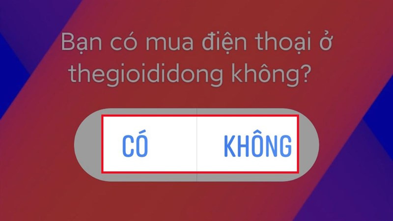 Alt: Hình ảnh minh họa cách trả lời câu hỏi dạng thăm dò ý kiến trên story Facebook