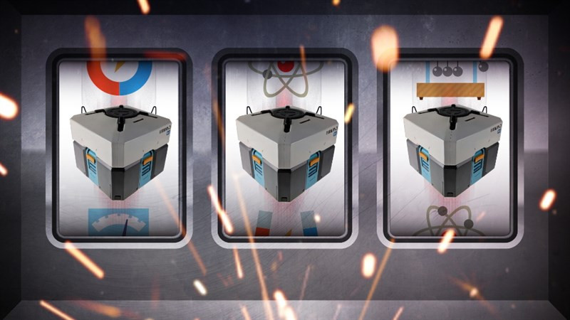 Alt: Hình ảnh minh họa Loot Box trong game với các vật phẩm hấp dẫn