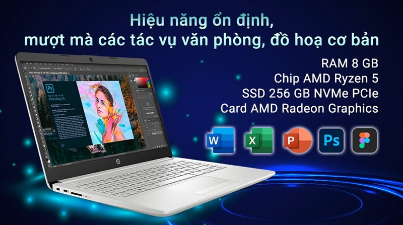 alt: Laptop HP 14s fq1066AU R5 5500U