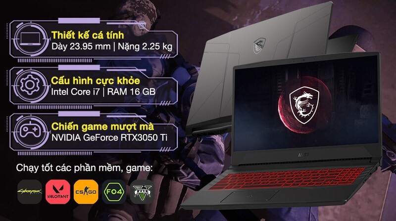 alt: Laptop MSI Gaming Pulse GL66, hiệu năng vượt trội, tản nhiệt hiệu quả.