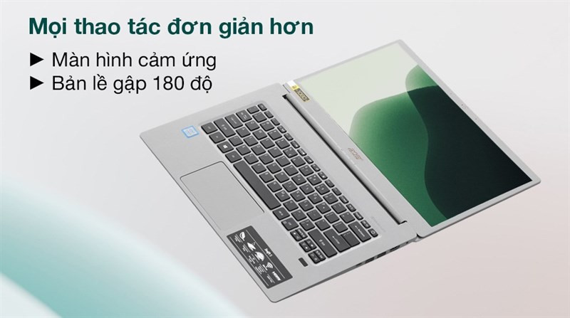 alt: Màn hình cảm ứng Acer Swift 5