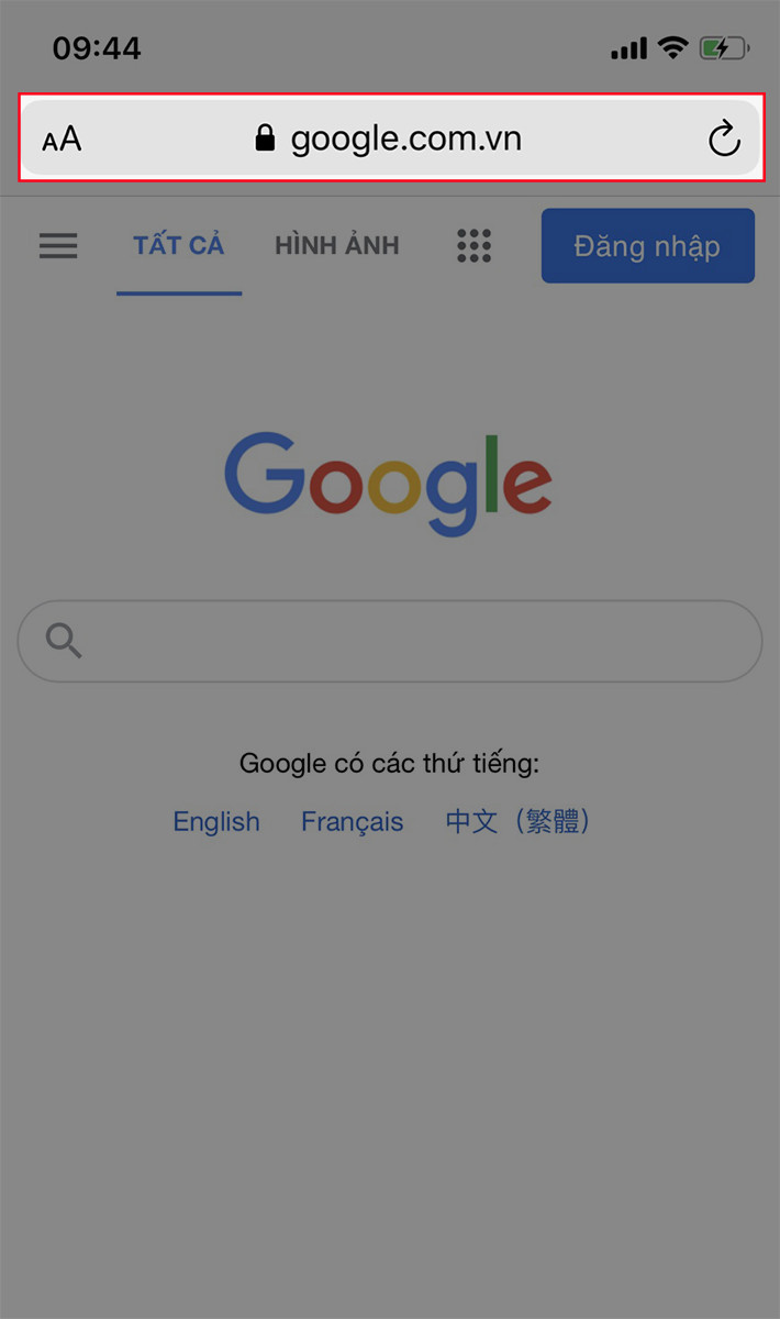 Alt: Mở trình duyệt Google Chrome