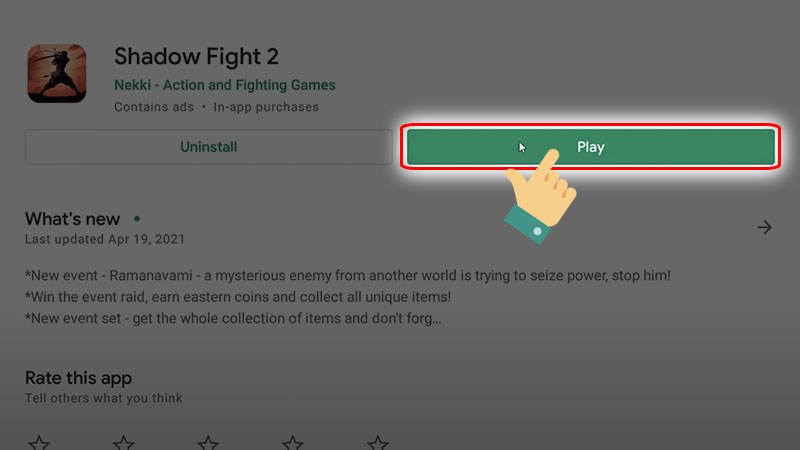 alt: Nút Play game Shadow Fight 2 trên LDPlayer