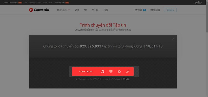 alt: Tải file EPUB lên Convertio