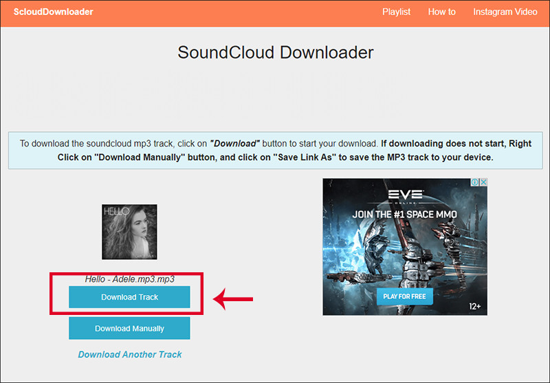 alt: Tải nhạc SoundCloud với sclouddownloader