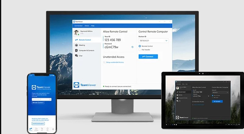 alt: Teamviewer hỗ trợ đa nền tảng, từ Windows, macOS, Linux đến iOS và Android