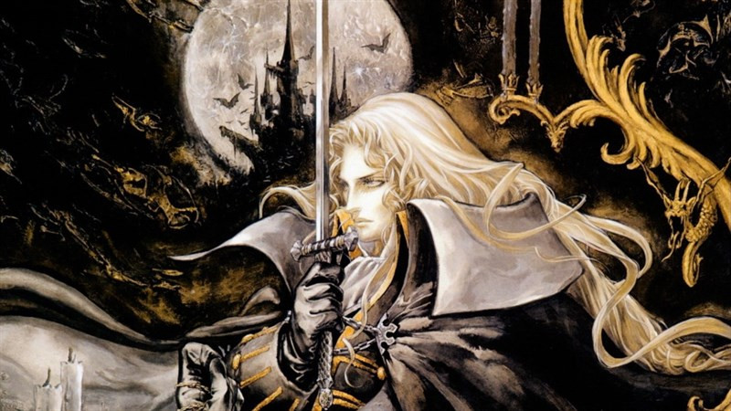 alt text: Bìa game Castlevania: Symphony of the Night