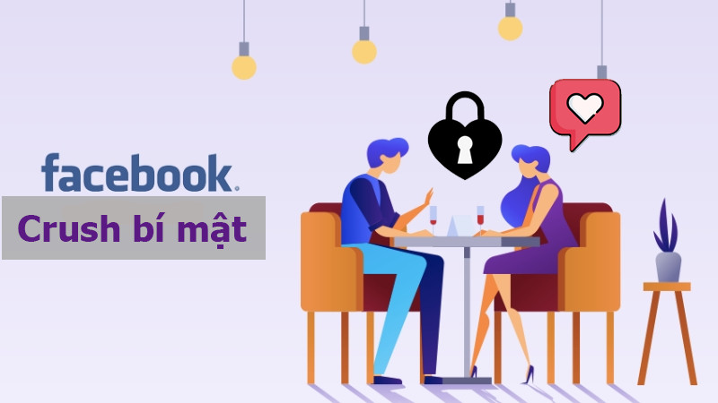 alt text: Biểu tượng Facebook Dating và Crush bí mật