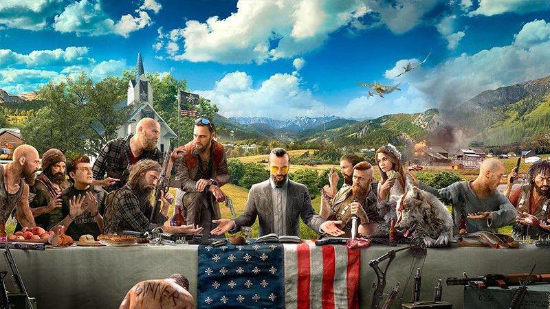 alt text: Bối cảnh game Far Cry 5