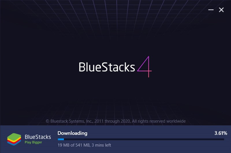 alt text: Cài đặt Bluestacks