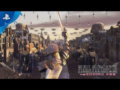 alt text: Cảnh chiến đấu trong Final Fantasy XII The Zodiac Age