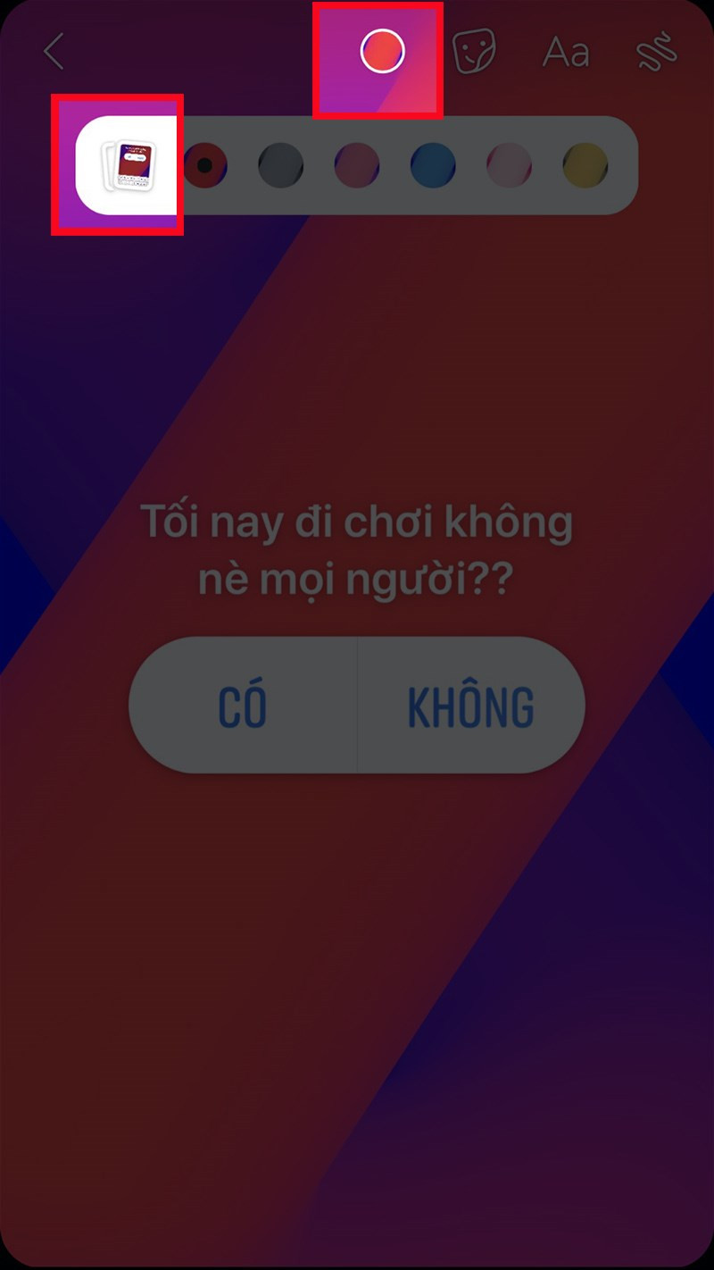 alt text: Chọn ảnh nền cho story Facebook