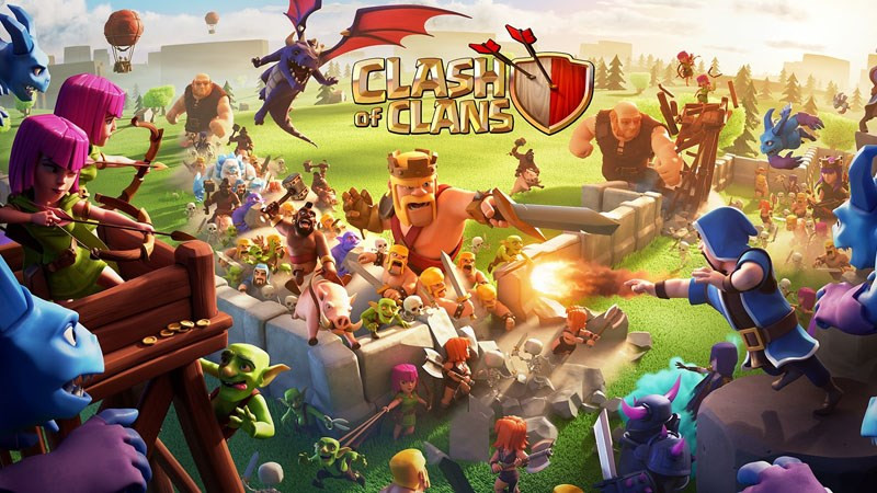 alt text: Clash of Clans gameplay