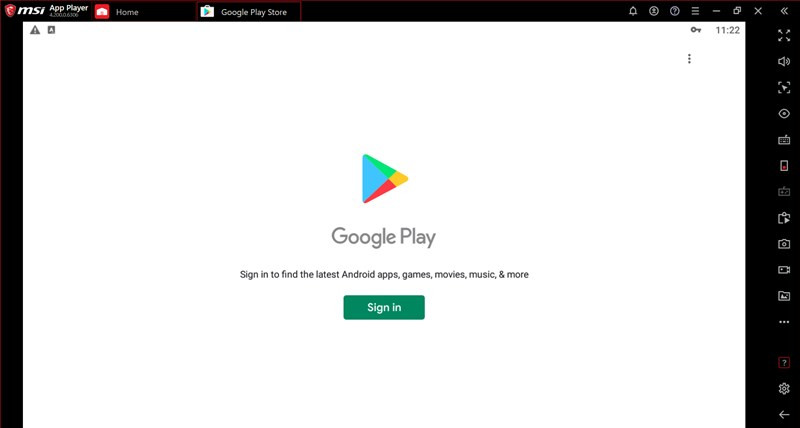 alt text: Đăng nhập Google Play