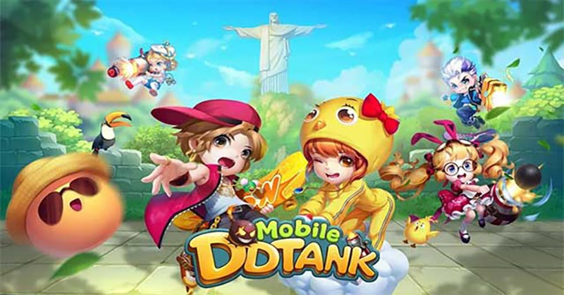 alt text: DDTank Mobile gameplay