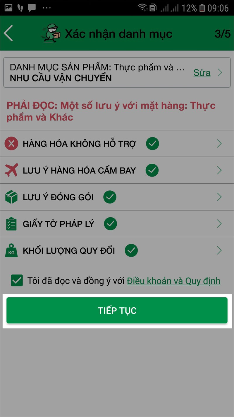 alt text: Đồng ý điều khoản sử dụng của Giao Hàng Tiết Kiệm