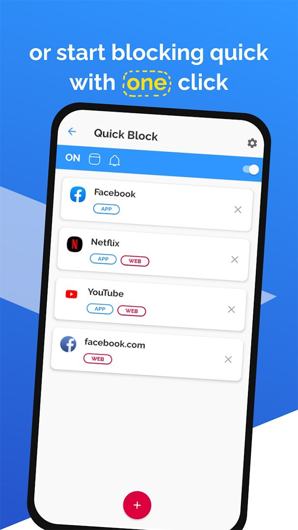 alt text: Giao diện AppBlock