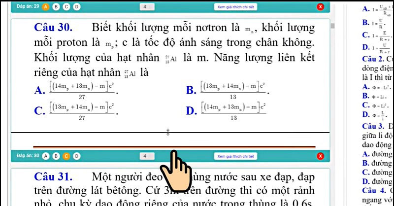 alt text: Giao diện chỉnh sửa đề thi trên Azota